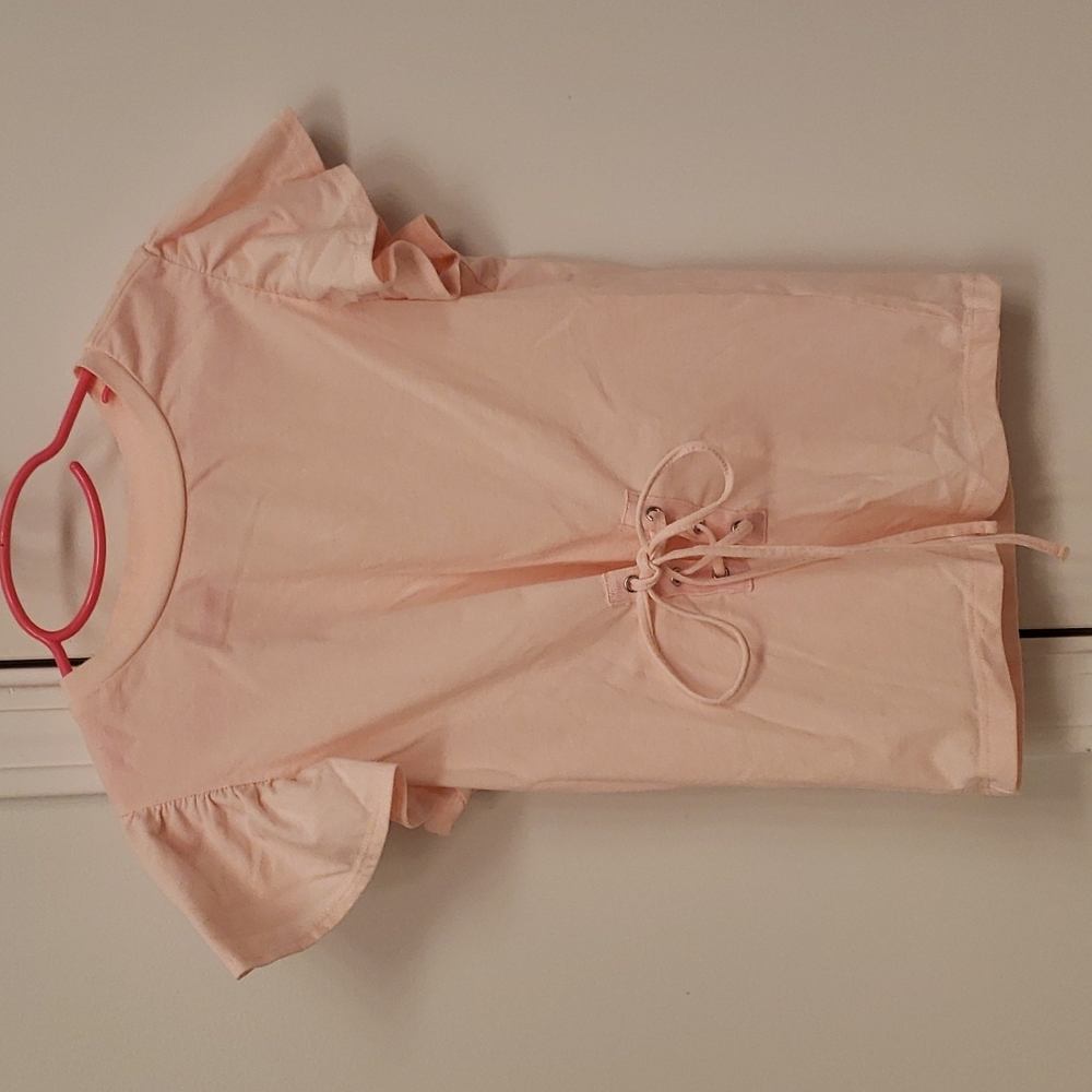Girls Pink Top by Roebuck and Co, size 10/12